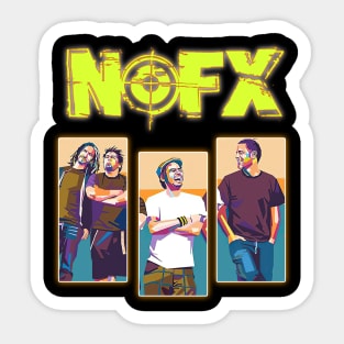 Nofx Groove Moments Of Musical Harmony Sticker